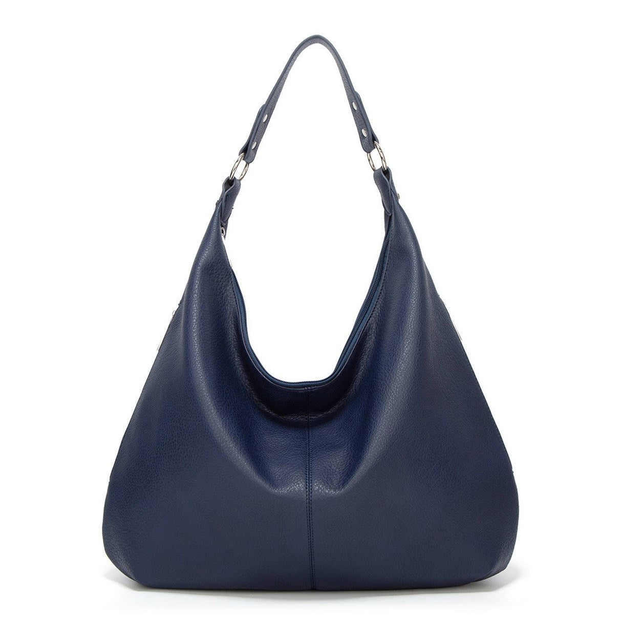 Blue handbag on a white background