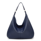 Blue handbag on a white background