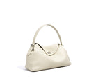 White handbag on a white background